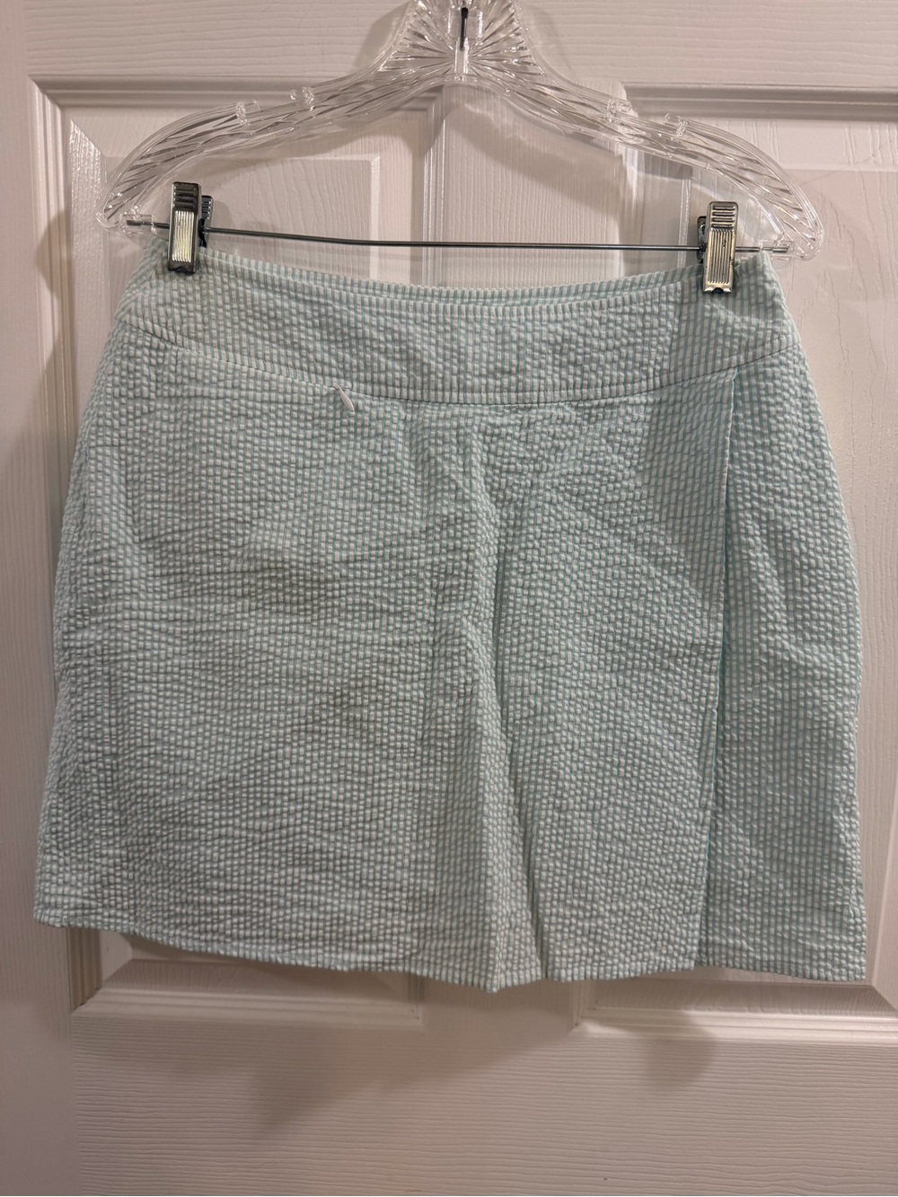 Pendleton Light Aqua Wrap Style Skort